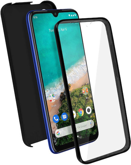 Carcasă 360° Xiaomi Mi A3 Față Flexibilă & Spate Rigid – Negru