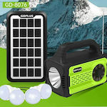 Autonomous Solar Lighting System with Light System , Radio , Charger , Speaker & Flash Light 2036500980762