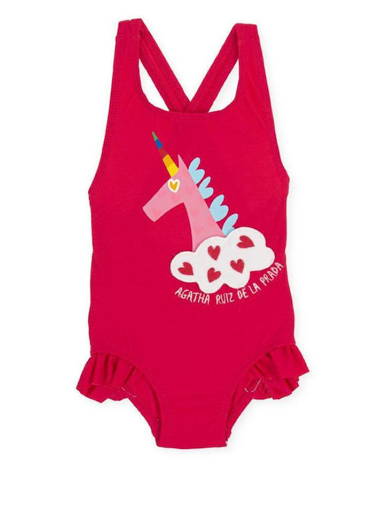 Agatha Ruiz De La Prada Παιδικό Μαγιό Ολόσωμο Coral