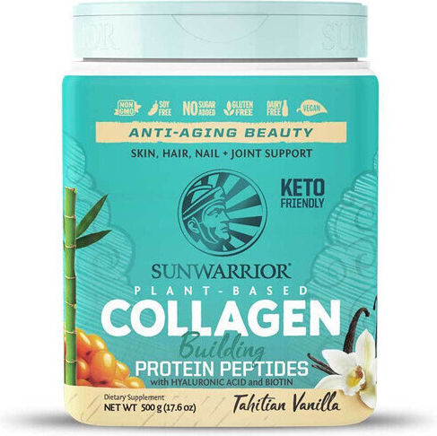 Sunwarrior Building Protein Peptides Gluten & Lactose Free with Flavor Tajitian Vanilla 500gr