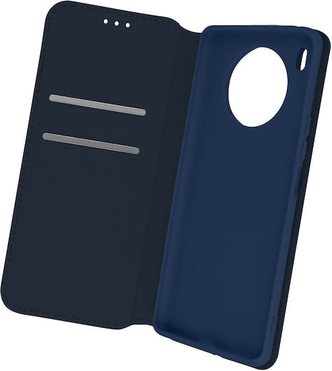 Hülle Honor 50 Lite mit Geldbörsenfunktion und Video-Unterstützung Blau