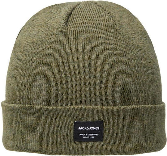 Beanie Unisex Beanie Knitted in Green color