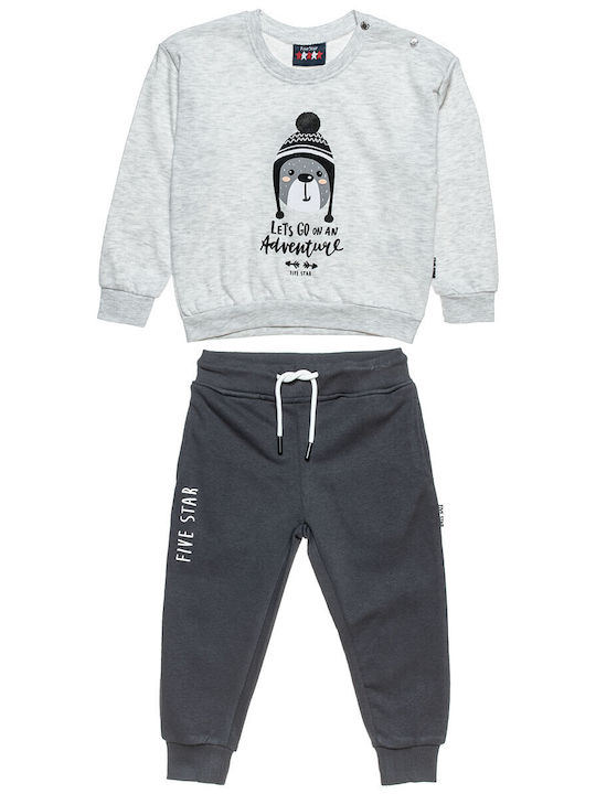 Alouette Kids Sweatpants Set Gray Five Star