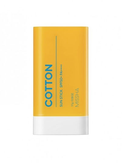 Missha All Around Safe Block Cotton Sonnenschutz Stick Gesicht SPF50+ 17gr