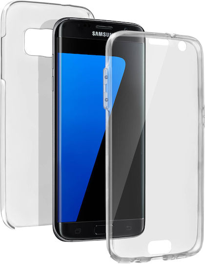 360° Калъф Samsung Galaxy S7 Edge Гъвкав Преден & Твърд Заден – Прозрачен