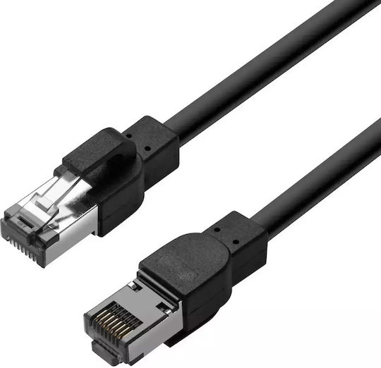Lanview S/FTP Cat.6a (Gigabit) Καλώδιο Δικτύου Ethernet εξωτερικού χώρου 5m Μαύρο