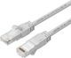 Lanview U/UTP Kat.6a Ethernet Netzwerkkabel 0.5m Weiß