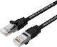 Lanview U/UTP Kat.6a Ethernet-Netzwerkkabel 0.5m Schwarz 1Stück