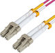Microconnect Optisches Faserkabel LC/UPC-LC/UPC 25m Lila