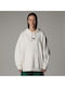 Long Women's Sweatshirt Hooded Beige