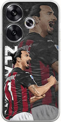 Football Legends Zlatan Ibrahimovic Xiaomi Poco F6 5g Flexible TPU Transparent Silicone