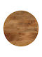 vidaXL Round Table Surface made of Solid Wood Mango 40x40x2.5cm 370070 1pcs