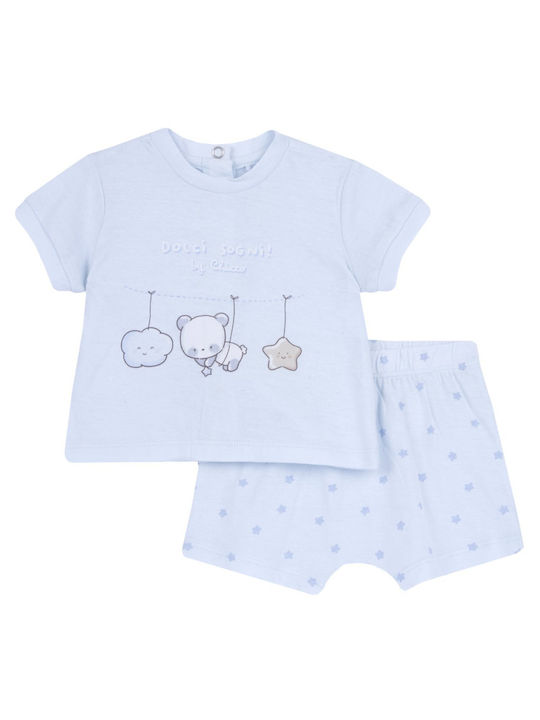 Chicco Kids Set with Shorts Summer 2pcs Blue