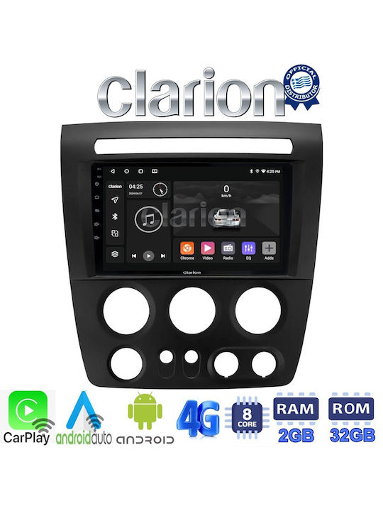 Clarion Sistem Audio Auto Hummer H3 2006 > 2011 (Bluetooth/USB/WiFi/GPS/Apple-Carplay/Android-Auto) cu Ecran Tactil 9"