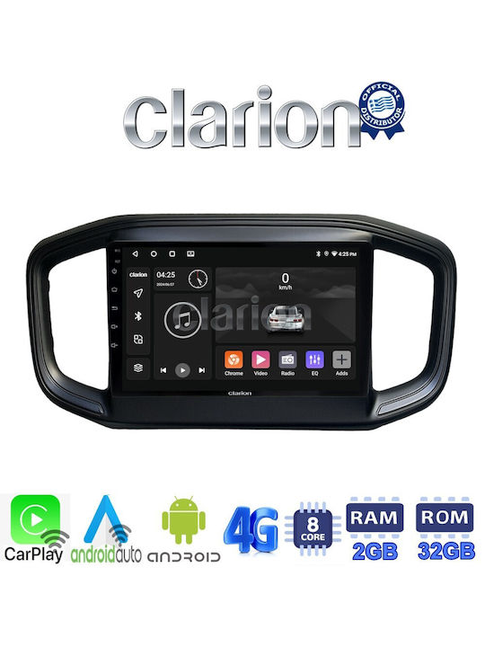 Clarion Sistem Audio Auto pentru Fiat Magazin online 2021> (Bluetooth/USB/WiFi/GPS/Apple-Carplay/Android-Auto) cu Ecran Tactil 9"