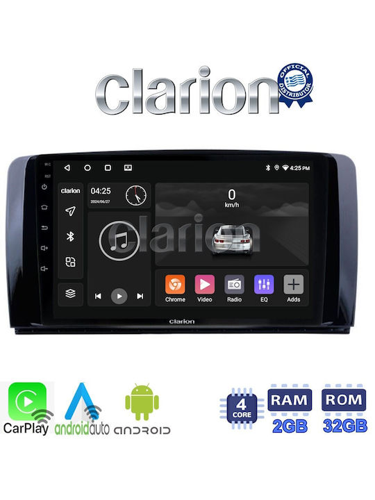 Clarion Ηχοσύστημα Αυτοκινήτου για Mercedes-Benz R-Class 2006>2014 (Bluetooth/USB/WiFi/GPS/Apple-Carplay/Android-Auto)