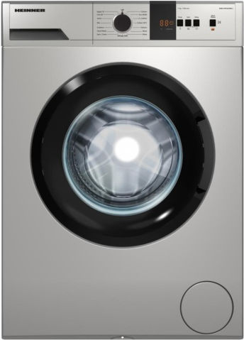 Heinner Washing Machine 7kg 1200 Rounds Gray HWM-VT0712CHSD++