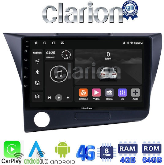 Clarion Car Audio System for Honda CR-Z 2010 > 2018 (Bluetooth/USB/WiFi/GPS/Apple-Carplay/Android-Auto) with Touch Screen 9"