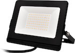 Elmark Waterproof LED Floodlight 50W Cold White 5500K IP65