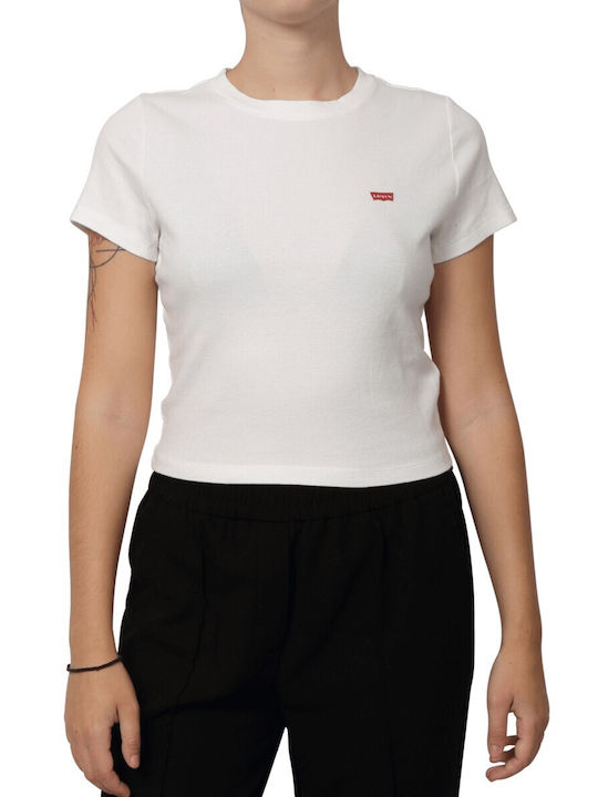 Levi's Damen Sportlich T-shirt Weiß