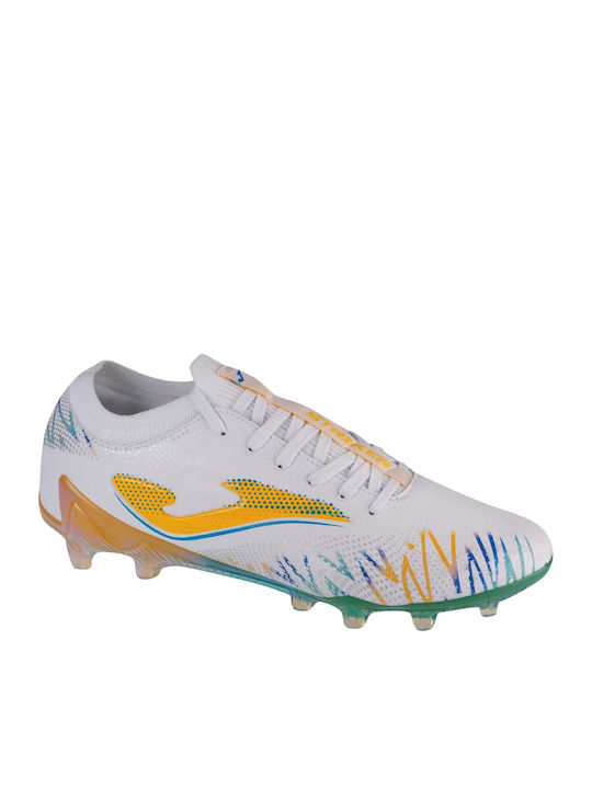 Joma Striker Футболни Обувки с Бутони FG Бели