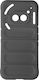Avizar Case Nothing Phone 2a Textured Silicone Embossed Design Black
