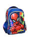 Spiderman Schulranzen Rucksack Grundschule Silber mit Flaschenhalter 27Liter