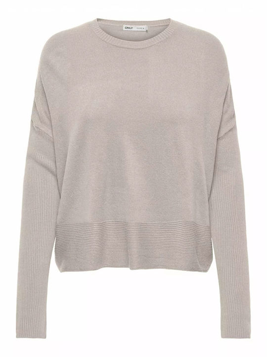 Only Sun Women's Long Sleeve Sweater Pumice Stone