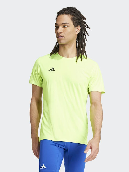 Adidas Adizero Ανδρικό T-shirt Κοντομάνικο Πράσινο