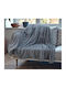 Linea Home Noce Одеяло Полар Единично 160x220см Сиво