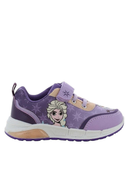 Disney Kids Sneakers Anatomic with Scratch & Lights Lilac