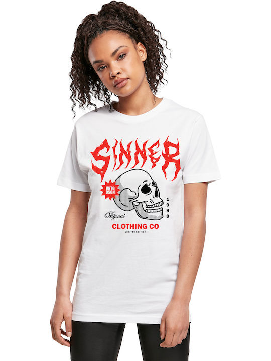 T-shirt Sinner Pop Culture White