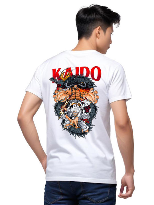 T-shirt Kaido Gear 5 One Piece Pop Culture White