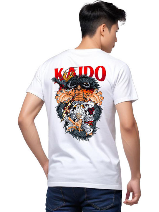 T-shirt Kaido Gear 5 One Piece Pop Culture White
