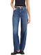 Baggy Dad Damenjeans in Dad-Passform Blue