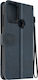 Avizar Folio Case Nokia C22 Wallet Hand Strap Dark Blue