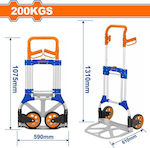 Wadfow Transport-Wagen Folding for Load Weight up to 200kg