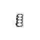 Garnitură de chiulasă Nissserena C23m 2.3 D 1995-2001 Corteco 415310p
