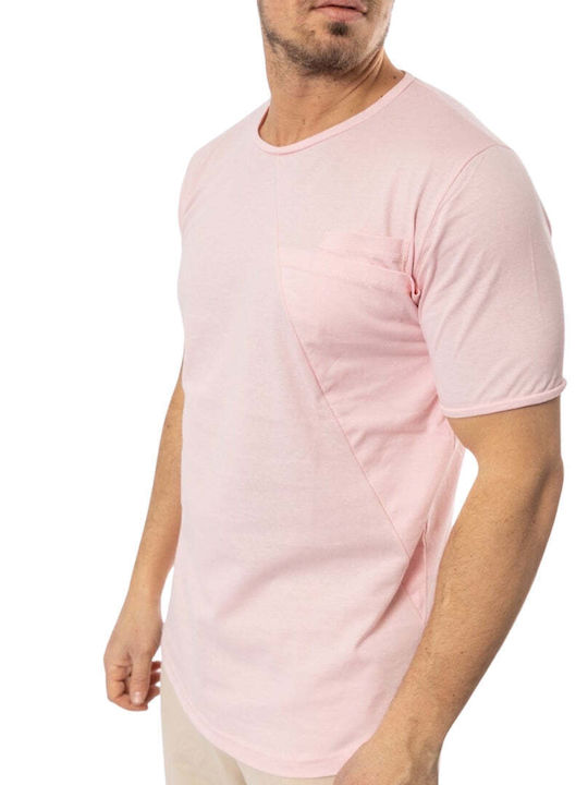 MBLK Herren T-Shirt Kurzarm Rosa