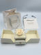 Box with Rose in Jewelry Case Valentine's Day Souvenir for Lovers White