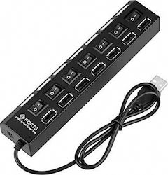 Andowl Qh7 USB Hub 7 Θυρών (USB-A) Q-H7 Andowl Qh7 USB Hub 7 Θυρών (USB-A) Q-H7