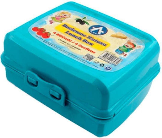 Next Plastic Lunch Box Blue 14x11cm