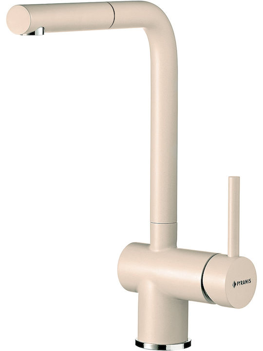 Pyramis Capriccio Kitchen Faucet Counter Beige