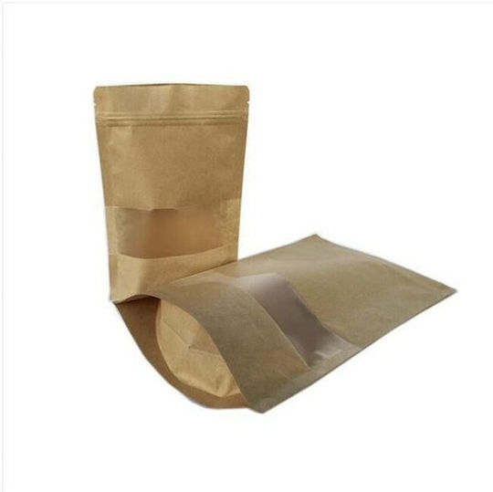 Domani Plastic Kraft Food Packaging Bag 100pcs