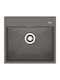 Pyramis Ithaka 1b 070247611 Drop-In Sink Synthetic Granite W56xD51cm Iron Grey