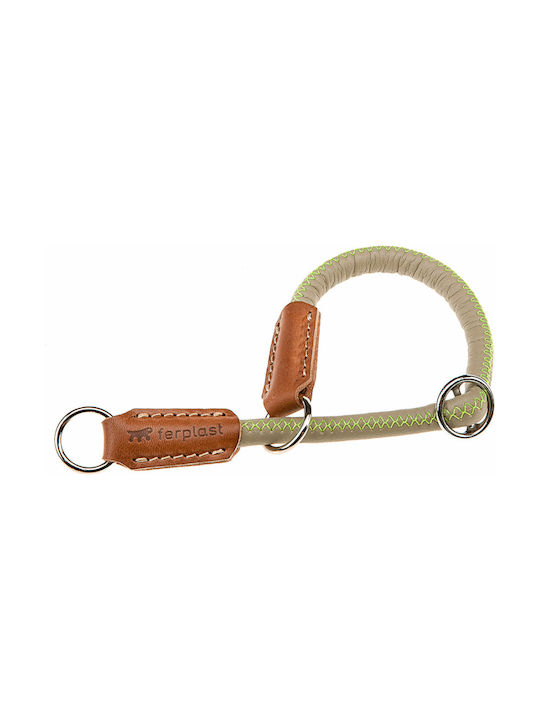 Ferplast Derby Hundehalsband aus Kette in Beige Farbe 12mm x 60cm