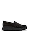 Casual Loriini West Δερμάτινα Γυναικεία Oxfords σε Μαύρο Χρώμα