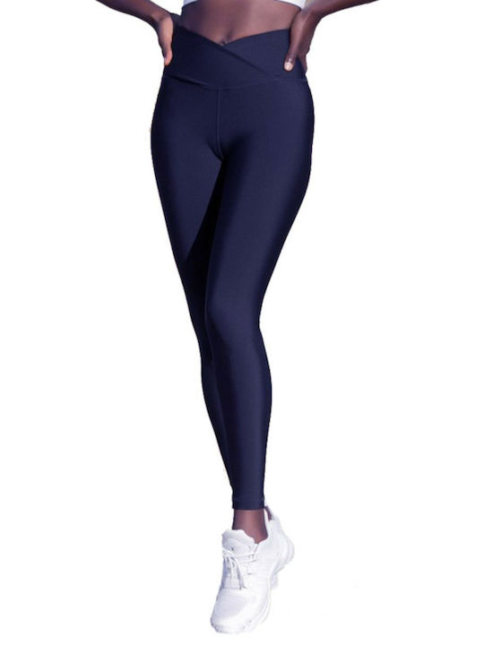 Lismina Ausbildung Frauen Leggings Push Up Navy Blue