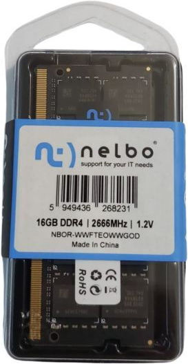 Nelbo 16GB DDR4 RAM cu Viteză 2666 pentru Laptop