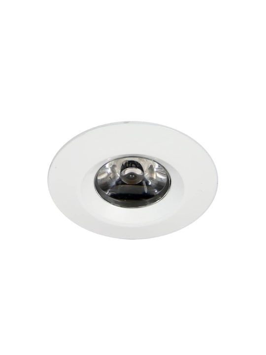 Gekas Spot Deckenleuchte für den Außenbereich mit integriertem LED in Weiß Farbe 42-000018